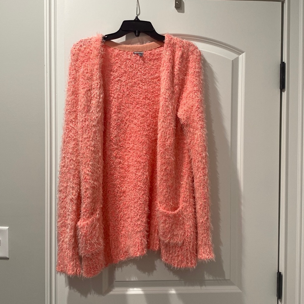 Charlotte Russe Neon Pink Cardigan
